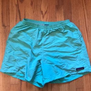 Small green patagonia shorts